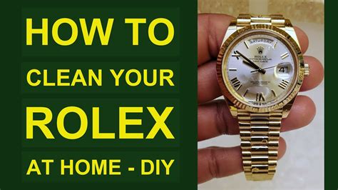 cleaning a rolex watch band|should i polish my rolex.